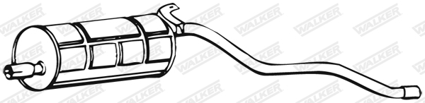 Mittelschalldämpfer - 22502 WALKER