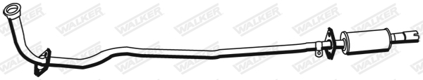 Endschalldämpfer - 22509 WALKER