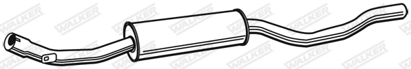 Глушитель выхлопных газов конечный - 22826 WALKER