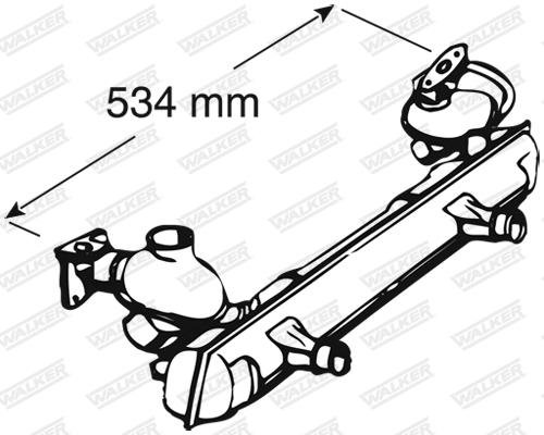 Endschalldämpfer - 23164 WALKER