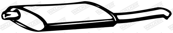 Front Silencer - 23358 WALKER