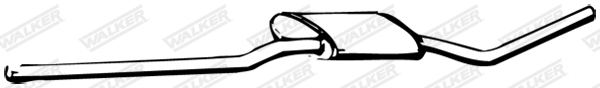Front Silencer - 23358 WALKER