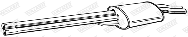 Endschalldämpfer - 23516 WALKER