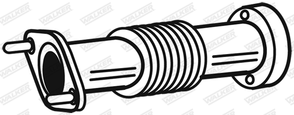 Corrugated Pipe, exhaust system - 06124 WALKER