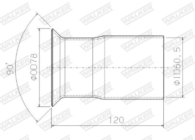 Spring, silencer - 80305 WALKER