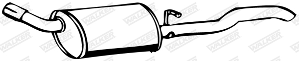Прокладка, труба выхлопного газа - 82522 WALKER