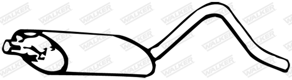 Прокладка, труба выхлопного газа - 86146 WALKER