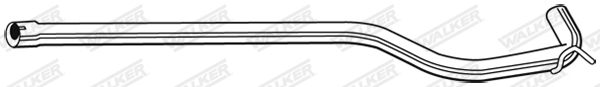 Труба выхлопного газа - 08997 WALKER