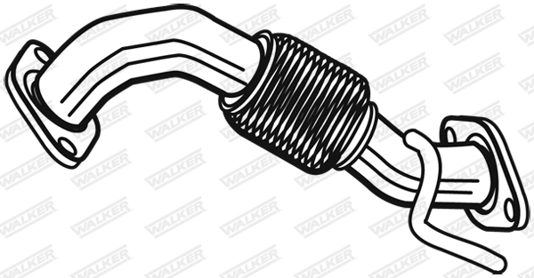 Corrugated Pipe, exhaust system - 10362 WALKER
