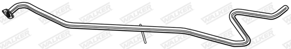 Труба выхлопного газа - 10619 WALKER