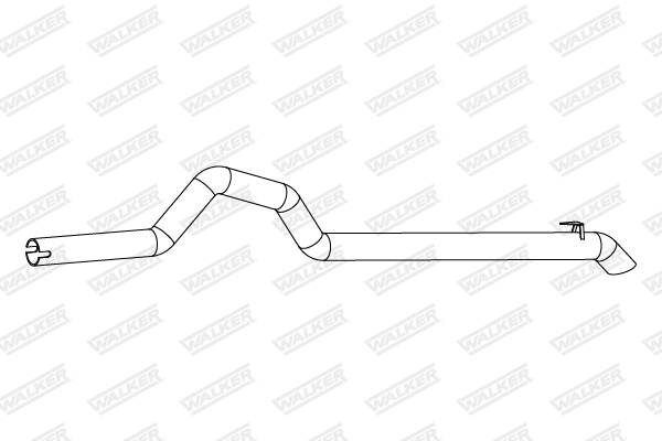 Tubo gas scarico - 10804 WALKER