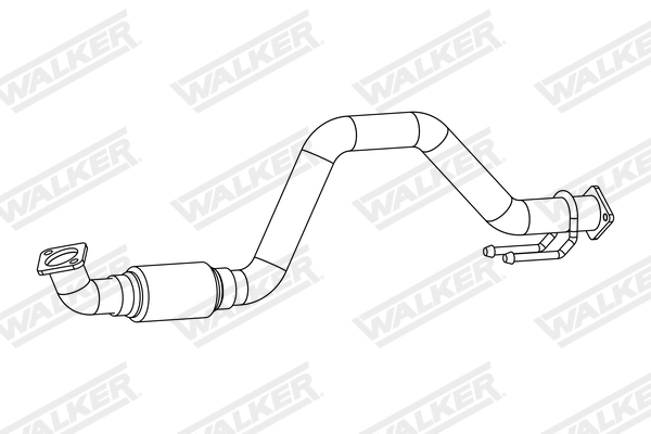 Tubo gas scarico - 10848 WALKER