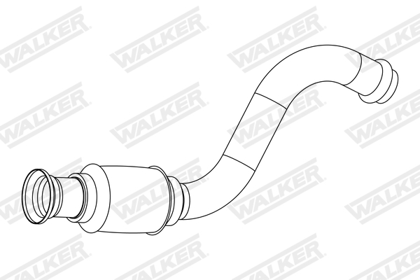 Tubo gas scarico - 10852 WALKER