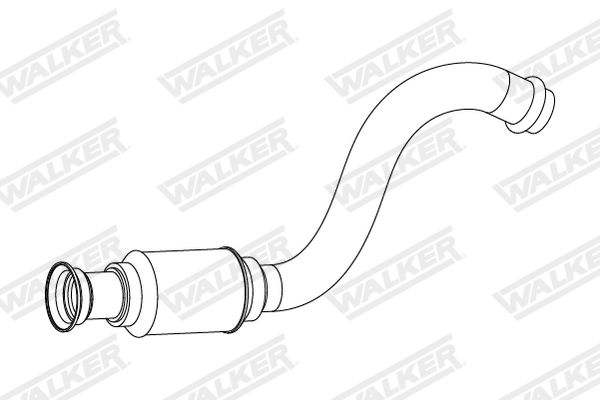 Exhaust Pipe - 10853 WALKER