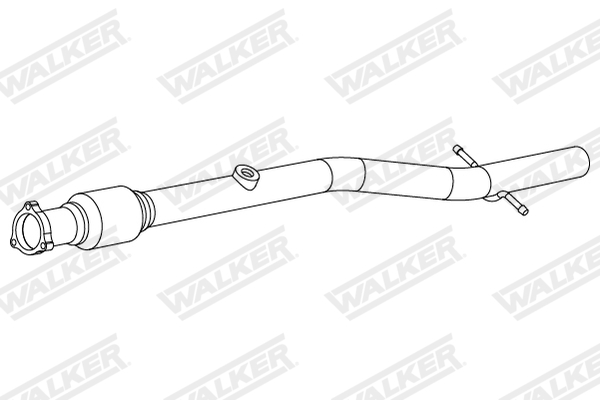 Tubo gas scarico - 10872 WALKER