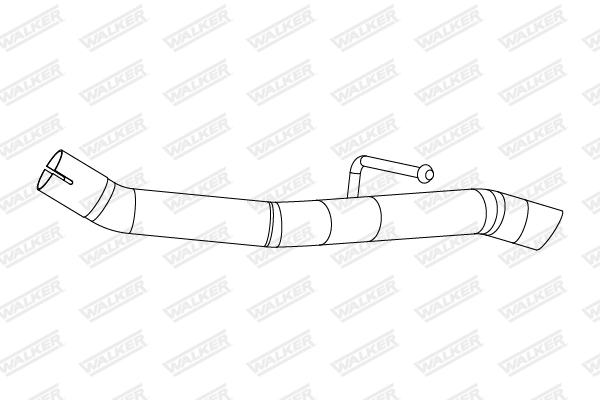 Tubo gas scarico - 10876 WALKER