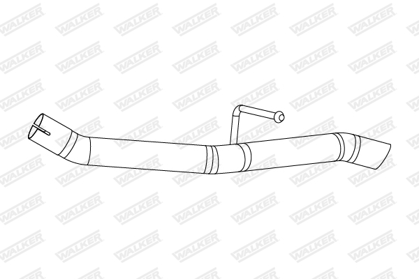Tubo gas scarico - 10877 WALKER