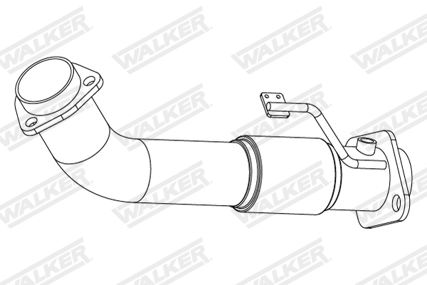 Tubo gas scarico - 10884 WALKER