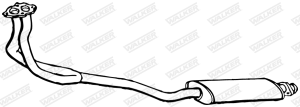 Middle Silencer - 14569 WALKER