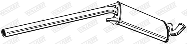 Middle Silencer - 21204 WALKER