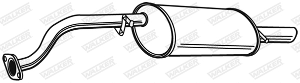 Silenziatore posteriore - 22013 WALKER