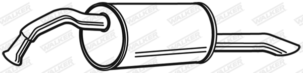 Глушитель выхлопных газов конечный - 22157 WALKER