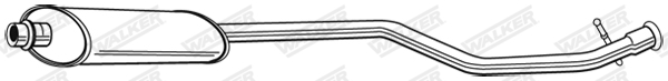 Middle Silencer - 22535 WALKER