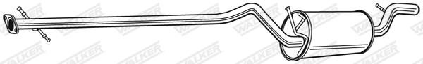 Средний глушитель выхлопных газов - 22654 WALKER