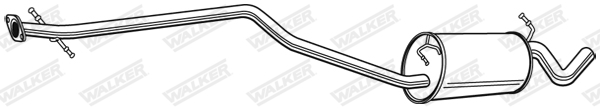 Middle Silencer - 22656 WALKER