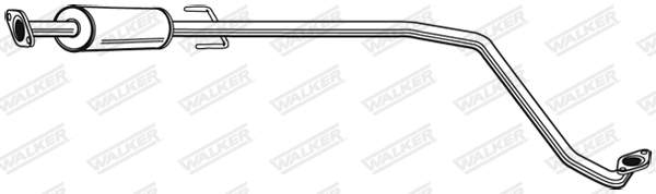 Средний глушитель выхлопных газов - 22819 WALKER