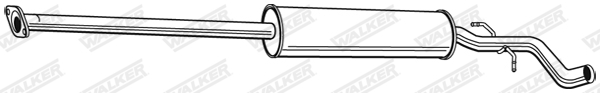 Silenziatore centrale - 22855 WALKER