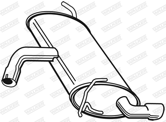 Endschalldämpfer - 23006 WALKER