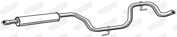 Средний глушитель выхлопных газов - 23035 WALKER