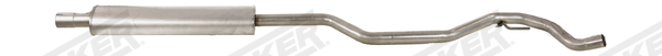 Middle Silencer - 23057 WALKER