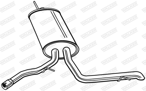 End Silencer - 23116 WALKER