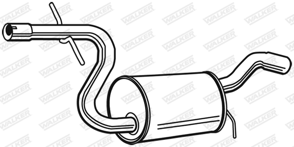 Middle Silencer - 23128 WALKER