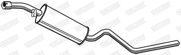 Middle Silencer - 23207 WALKER