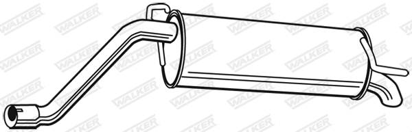 Глушитель выхлопных газов конечный - 23250 WALKER