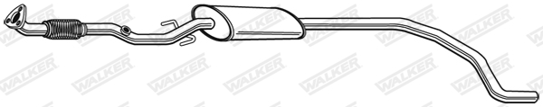 Middle Silencer - 23383 WALKER