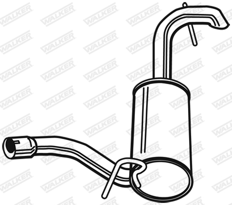 End Silencer - 23888 WALKER