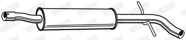 Средний глушитель выхлопных газов - 24053 WALKER