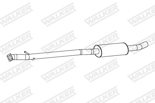 Silenziatore centrale - 24231 WALKER