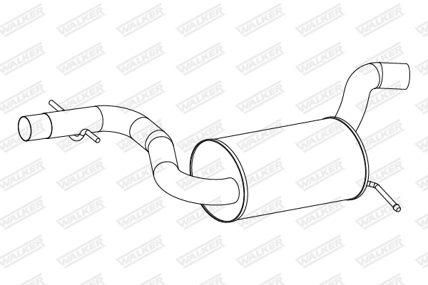Middle Silencer - 24273 WALKER