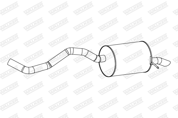 End Silencer - 24290 WALKER
