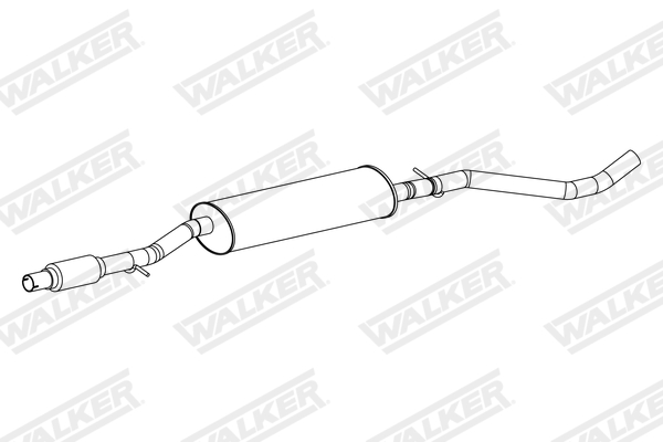 Глушитель выхлопных газов конечный - 24324 WALKER