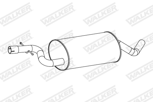 Middle Silencer - 24345 WALKER