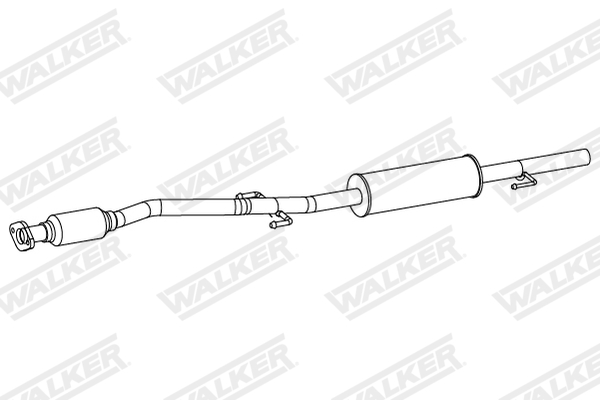 Middle Silencer - 24494 WALKER