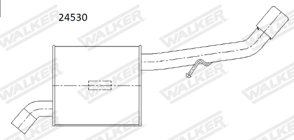 End Silencer - 24530 WALKER
