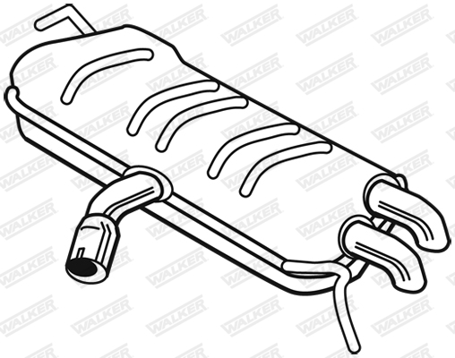 Endschalldämpfer - 25126 WALKER