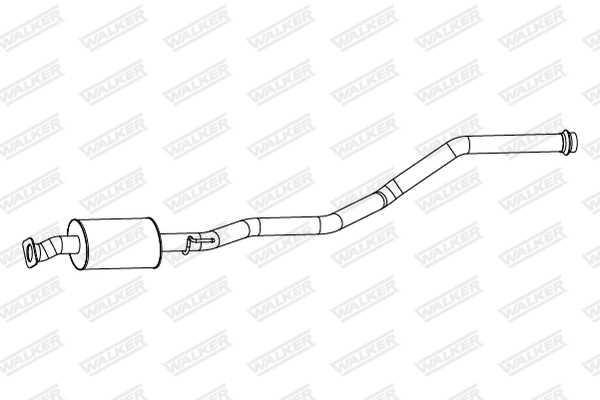 Silenziatore centrale - 25232 WALKER